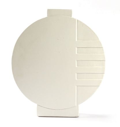 Künstlerische Design-Vase in Weiß
