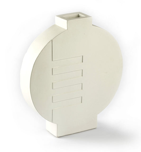 Künstlerische Design-Vase in Weiß