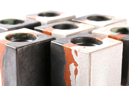 4-Piece Tealight Holder Set from Stoneware
