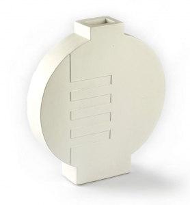 Künstlerische Design-Vase in Weiß